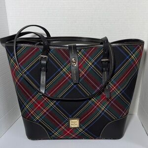 Dooney & Bourke Tote Multicolor with Black Trim